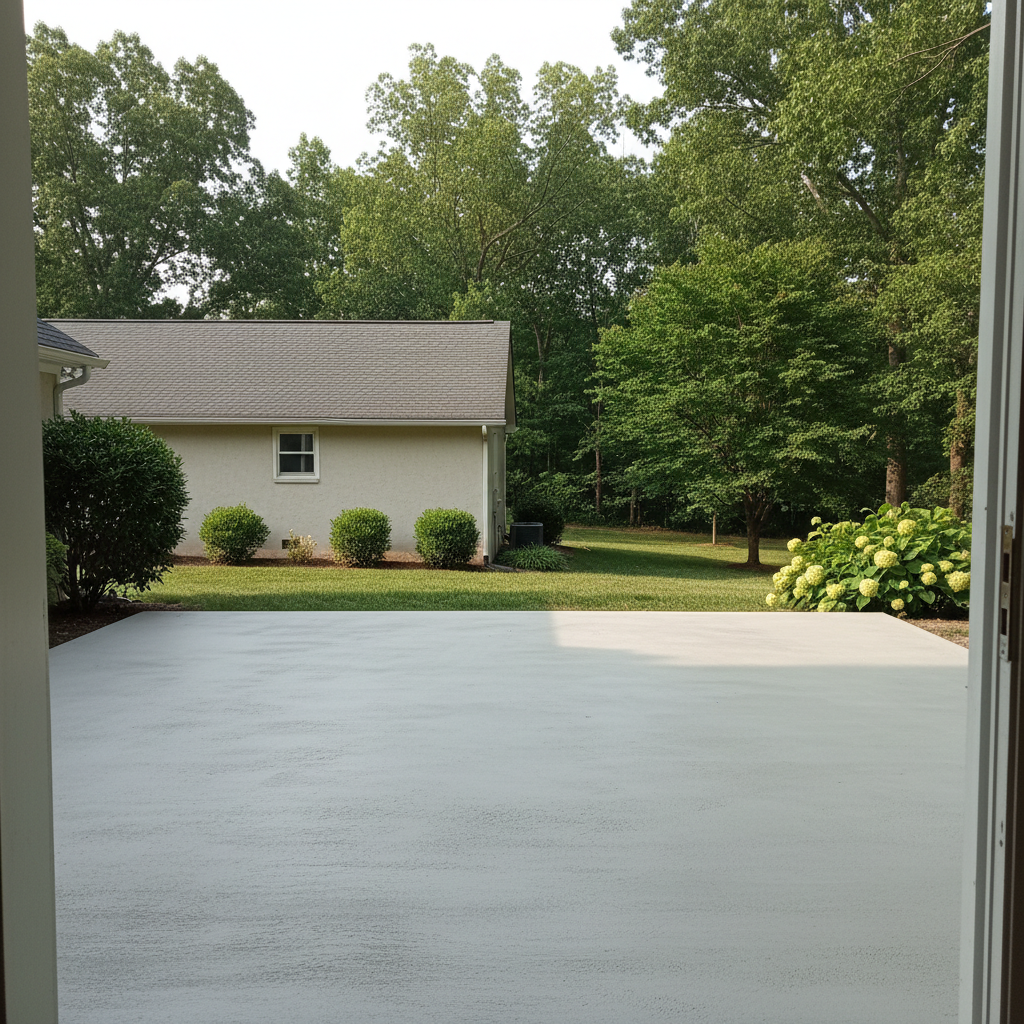 Excellence Concrete Solutions crew working on a home
