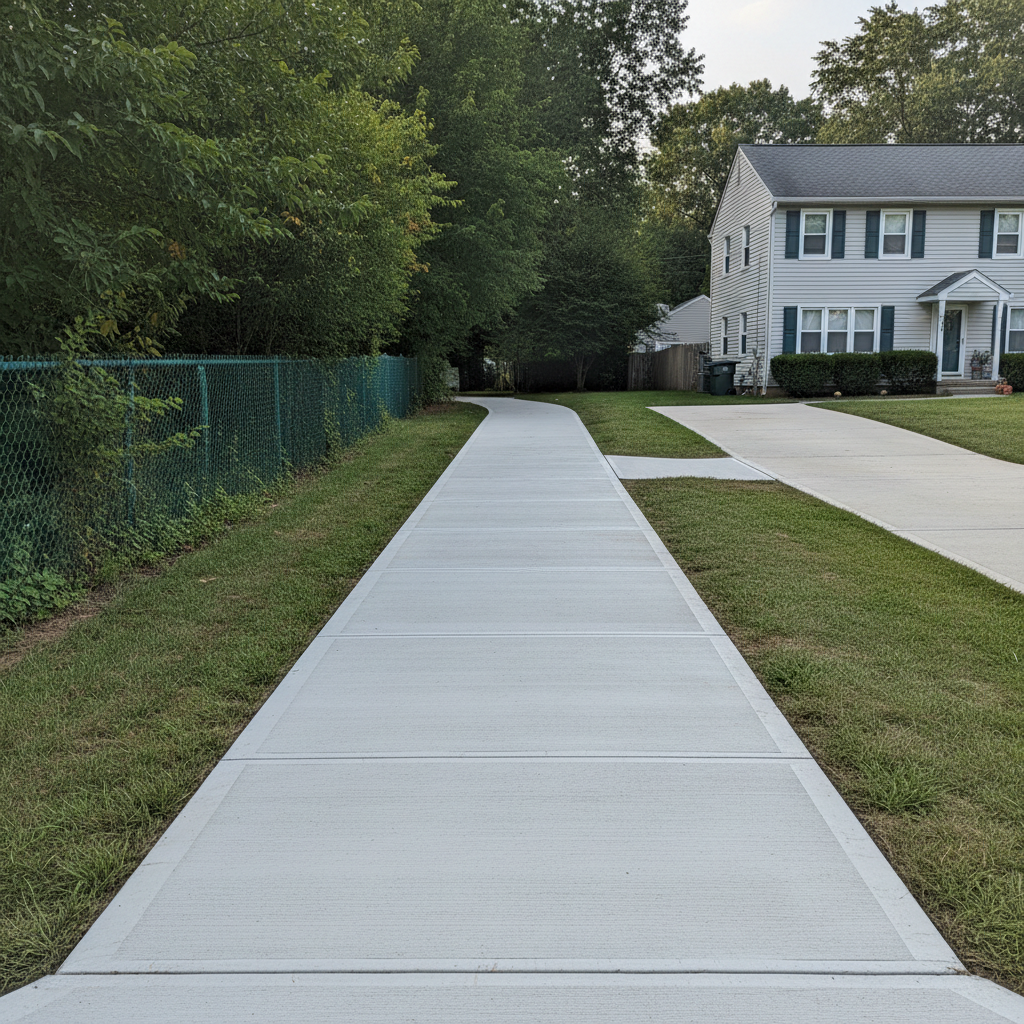 Concrete Patios completed by Excellence Concrete Solutions in Alexandria, MD